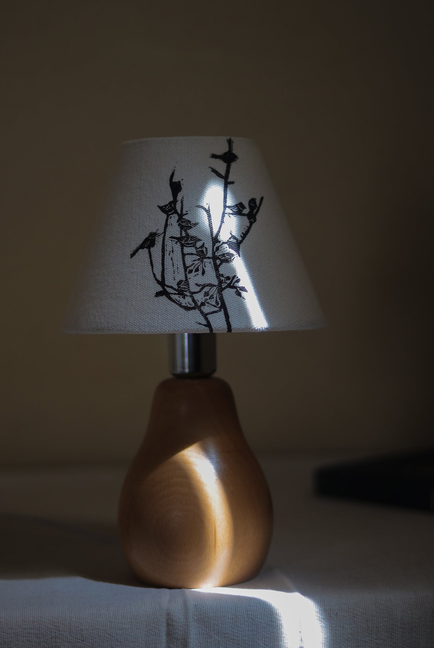 Birds of a Feather Lamp - Wood
