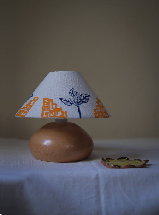Pastel Meadow Lamp - Wood