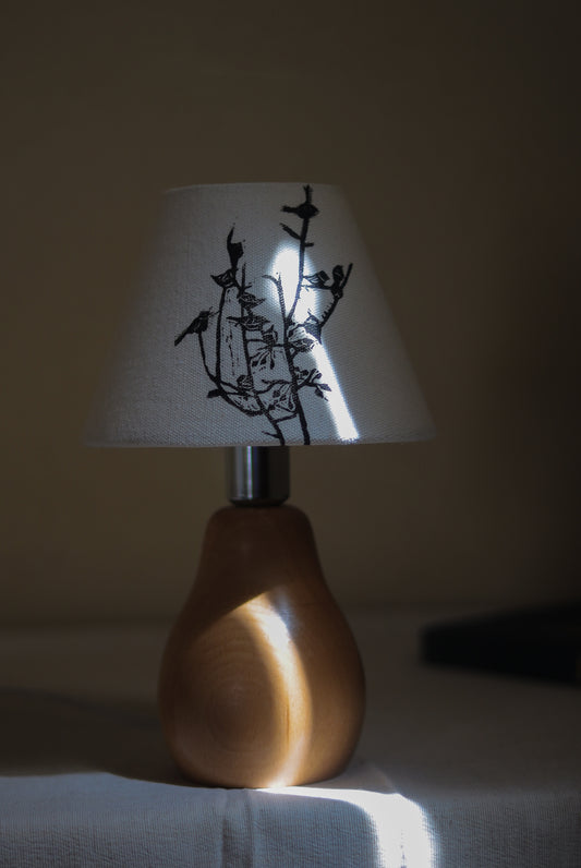 Birds of a Feather Lamp - Wood